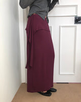 レバン フリル ロング スカート