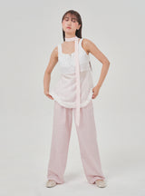 Gleam wide pants (pink)