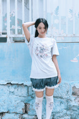 SHAKIRI X Namsuru  MOGU DOT LACE SHORTS
