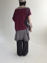 フォグオフショルダーTシャツ (4color)