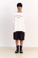 Circle Key's Waffle Long Sleeve (Ivory)