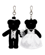 Wedding Couple Keyring Set [BLACK]