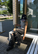ダメージヴィンテージデニムパンツ