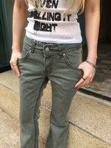 vintage pocket low rise pants