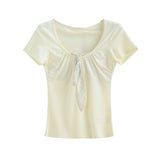 Mira Ribbon Slim Tee