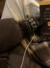 オルベリーズウィンターノルディックニットフィンガーホールグローブ