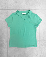 MACARON COLLAR SHORT SLEEVE T-SHIRT