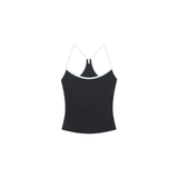 Contrast Racerback Tank Top