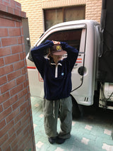 Double-sided fleece anorak