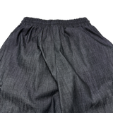  natural denim bermuda pants