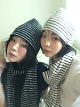 Merlot Stripe Muffler (3 Colors)