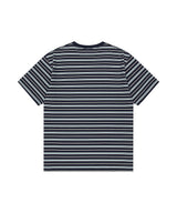 STRIPE BASIC LOGO TEE_NAVY