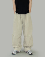 Needle pintuck balloon pants