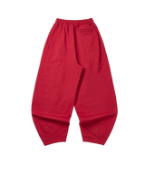 Cross Balloon Sweat Pants _ Dark Red