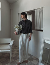 Summer Ice Half Banding Slacks