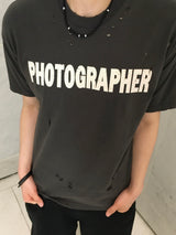 Grapher damage short-sleeved T-shirt 3C
