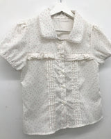 Anki Flora Frill Blouse (1color)