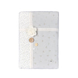 Blomming notebook pouch_mint cream