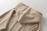 More Basic Short Hooded T-shirt