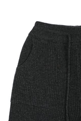 バミューダニットウールパンツ [Charcoal]