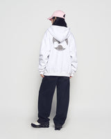 25FW A シンボルサークルナッピングフーディージップアップ