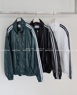 [UNISEX] Track Glossy Windbreaker Jersey Jacket