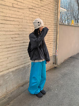 ゴディアカーブカラーポケットセットワイドパンツ