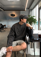 ネードUSAピグメントオーバーフィットロングスリーブTシャツ