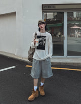 ドラッグリベットスウェットハーフパンツ