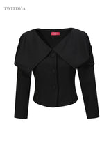 Ivy cape collar blouse