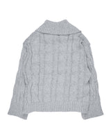  HIGHNECK BUTTON KNIT