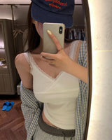 [ORIGINAL] Roman V-neck lace sleeveless