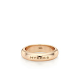 25FW★ Champagne Full Moon Silver (P) Glossy Slim Ring M