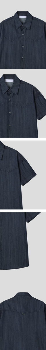 [MUSCLE FIT] Cool slab western shirts(3color)