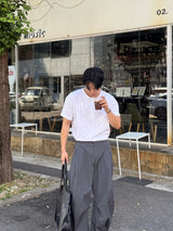 ルアスラブヘンリーネックショートスリーブTシャツ