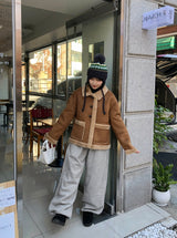 パンユースノーフレークドロップニットノルディックビーニー