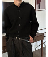 [Unisex] クロップハジニットカーディガン(4color)