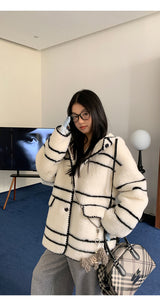 Style Hooded Wool Suede Coat