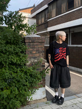 レイヤースティッチバミューダパンツ