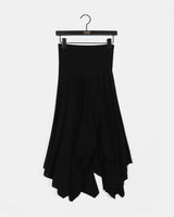 Slut lipped unbalanced cancan midi skirt