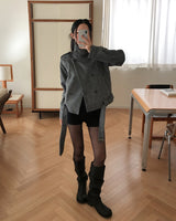 エピフォールドニットスパンショートパンツ