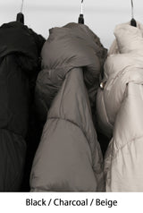 [1+1] Winter Cream Hood Padding
