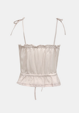Berry Strap Lace Blouse