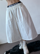 Miti Hip Patch Balloon Cotton Bermuda Shorts 3color
