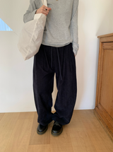 ロッドピンタックベルベットバルーンパンツ（3c）
