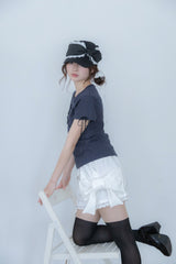 ビッグ リボン パンツ(WHITE)