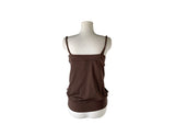 Ranky Vintage Button Balloon Shirring Sleeveless