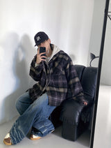 No.1020 T hairy check JK