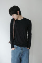 diagonal long sleeve