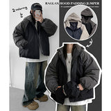 Bilson Raglan Hooded Padded Jumper